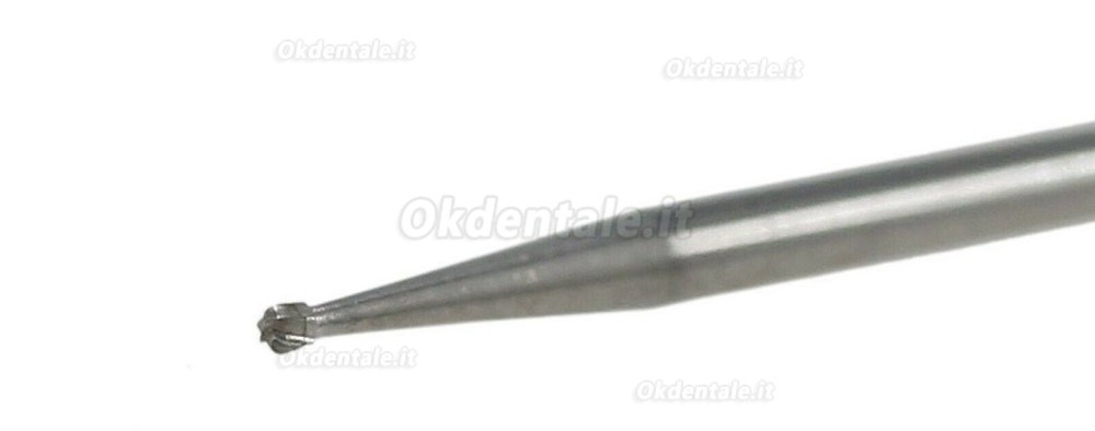 10 Pezzi FG SURG 1 2 4 5 6 8 fresa metallo duro a testa tonda dentale